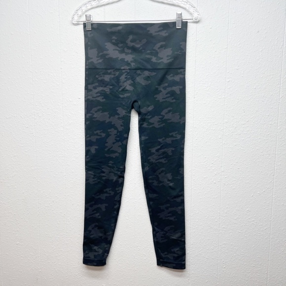 Spanx Camouflage High Rise Leggings Womens Large Activewear Loungewear Casual - Picture 6 of 12